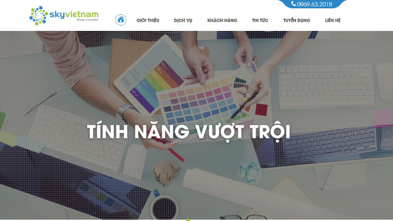 Công ty thiết kế website tại Hà Nội - Sky Việt Nam