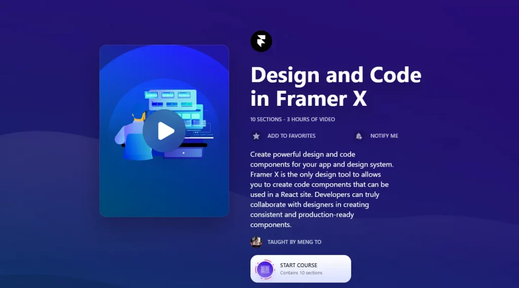 Phần mềm cung cấp công cụ thiết kế Web - Framer X