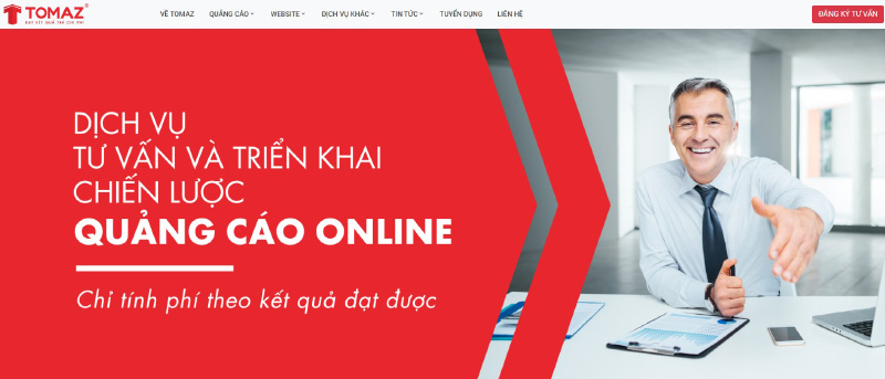 Thiết kế website tại Quảng Ngãi - Tomaz